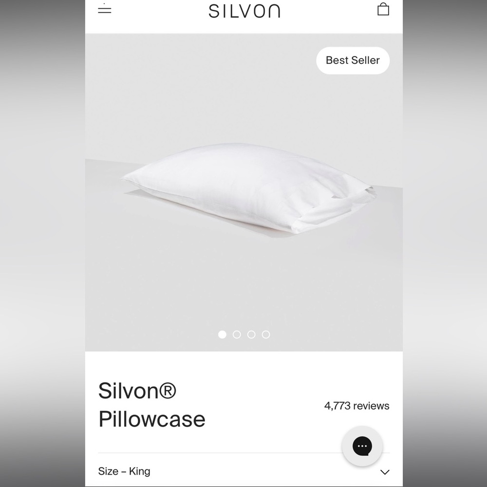 Silvon - Anti acne pillow case